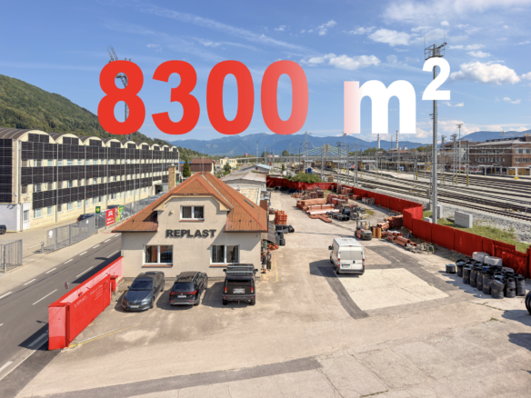 Developerský areál 8 345 m² pri stanici | Žilina